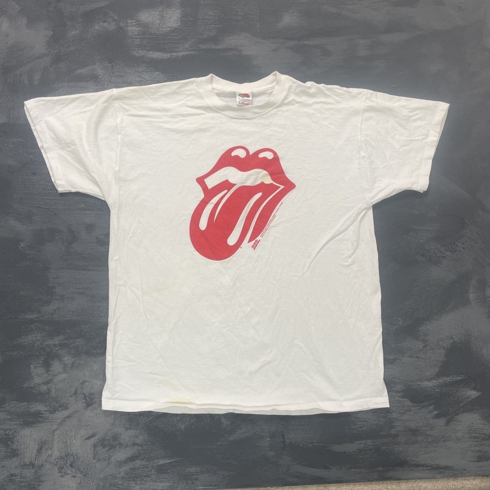 vintage The Rolling Stones Artimonde Graphic Shirt men XL white 2000s y2k